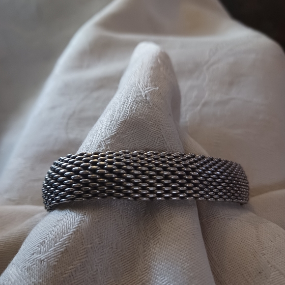 Tiffany & Co Somerset Mesh Bracelet, SS - Picture 5 of 11